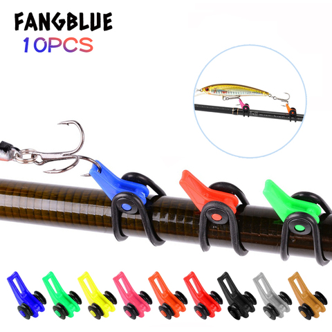 10pcs Plastic Fishing Hook Keeper for Fishing Rod Pole Fishing
