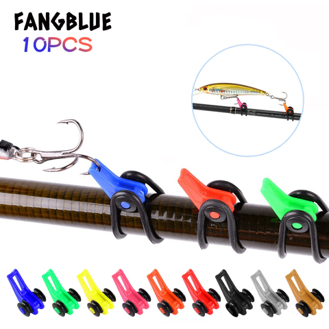 10pcs/Lot Plastic Fishing Hook Keeper For Fishing Rod Pole Fishing Lures Bait Fishhook Safety Holder Pesca Fishing Accessories ► Photo 1/6