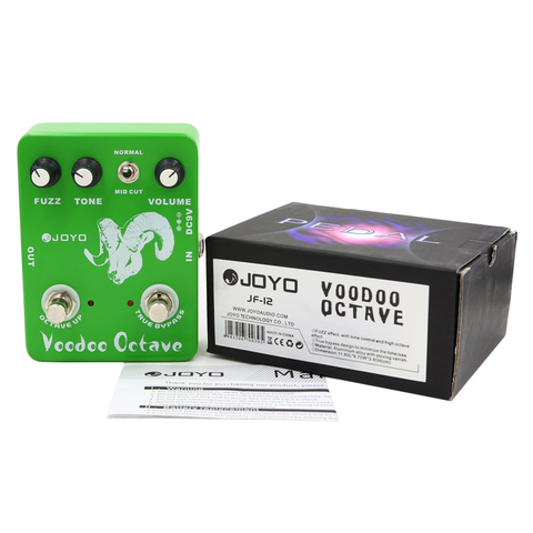 JOYO JF-12 Voodoo Octave Electric Guitar Effect Pedal Fuzz Octaver Effects Pedal Guitar Stompbox 60's Vintage MKIV MK2 FUZZ ► Photo 1/6