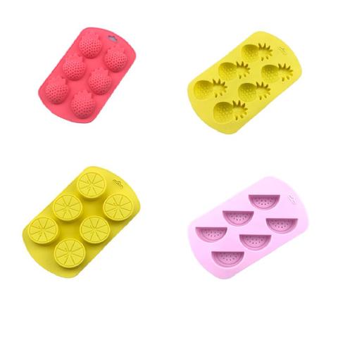 Strawberry Pineapple Lemon Watermelon silicone ice cube tray mold fondant tool  candy Jelly Eco-Friendly ► Photo 1/6