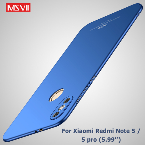 MSVII Cover Xiaomi Redmi Note 5 Pro Case Xiaomi Redmi Note 5 Global Case Xiomi Redmi Note5 PC Cover For Xiaomi Note 5 Pro Cases ► Photo 1/6