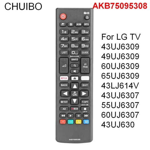 Universal Remote Control AKB75095308 for LG Smart TV 43UJ6309 49UJ6309 60UJ6309 65UJ6309  Remote Controller ► Photo 1/6