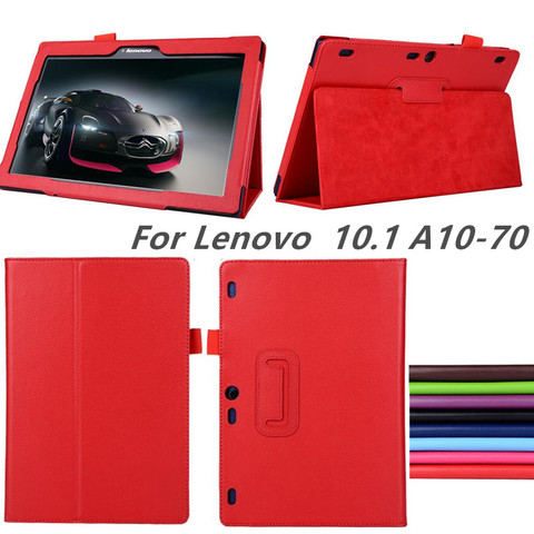For lenovo Tab2 a10-70 A10-70F/L A10 30 x30F case smart Flip leathercover for lenovo tab 2 A10-70L a10 tablet 10.1''tablet case ► Photo 1/6