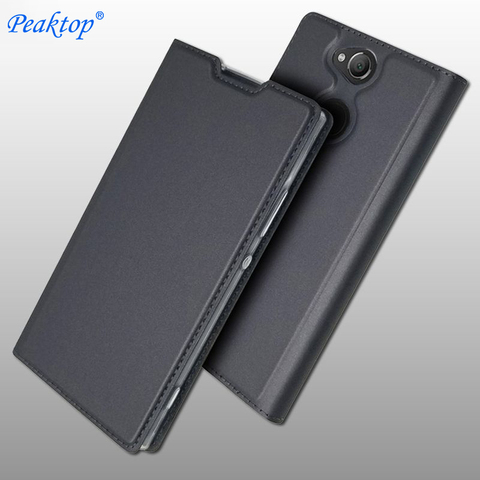 on For Coque Sony Xperia Z5 L1 L2 XA XA1 Ultra XA2 Plus XZ2 XZ Premium XZ1 Compact Cover Luxury Wallet Magnet Flip Leather Cases ► Photo 1/6