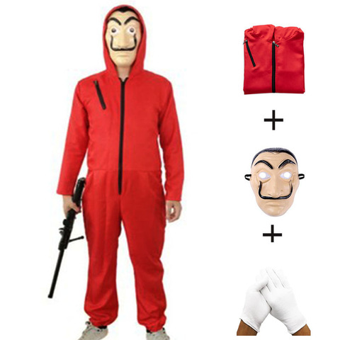 Salvador Dali Cosplay La Casa De Papel  Costume Child Adult Man Woman Halloween cosplay Costume ► Photo 1/6