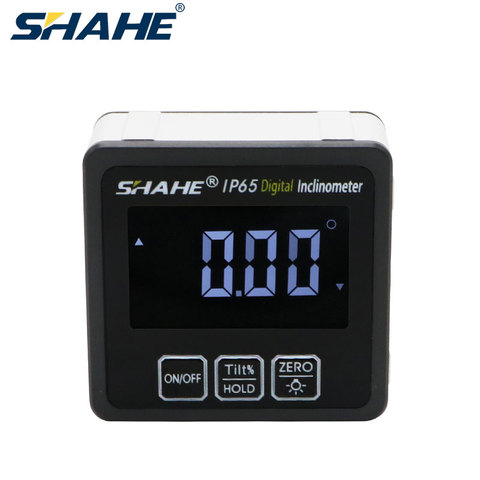 shahe Digital Protractor Inclinometer Level box With Backlight Angle Bevel Box Digital Angle Gauge Measuring Tools ► Photo 1/6