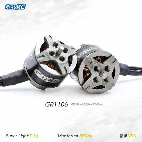 GEPRC GR1106 1106 Brushless Motor 4500KV 6000KV 7500KV 5000KV High Quality For RC DIY FPV Racing Drone ► Photo 1/5
