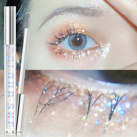 1pcs Diamond Shiny Charm Mascara Volume Waterproof Curling Eyelashes Extension Cosmetics Makeup Silk Quick Dry Glitter Mascara ► Photo 1/6