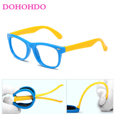 DOHOHDO Children Optical Glasses Frame Child Boy Girl Myopia Prescription Eyeglass Frames Clear Eyewear Spectacle Frame Okulary ► Photo 1/6