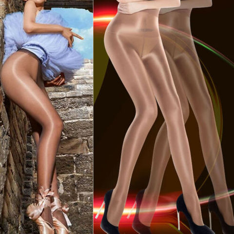 New Hot Women Classic Hottest Sheer Sexy Shiny Glossy Stocking Oil Pantyhose Tights ► Photo 1/6