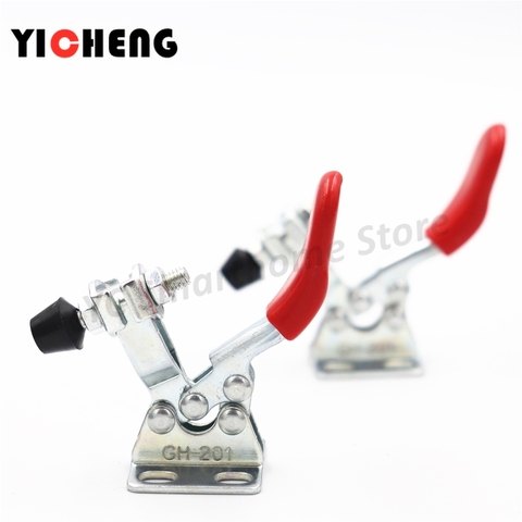 1Pcs DIY Mini Hand Tool Toggle Clamp Quick-Release Horizontal Clamp Welding press quick fixture clamps for woodworking 27Kg ► Photo 1/6