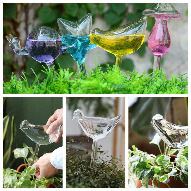 Garden Water Houseplant Plant star bird shaped Automatic Self Watering Device SP 