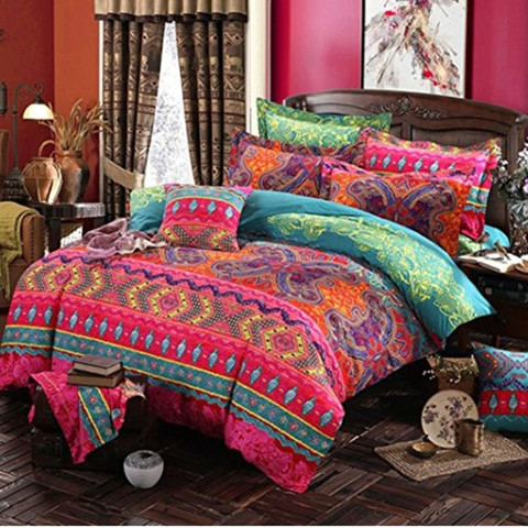 Bohemian 3d comforter bedding sets Mandala duvet cover set winter bedsheet Pillowcase queen king size Bedlinen bedspread ► Photo 1/6