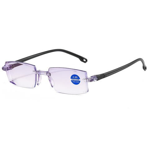 YCCRI Ultralight Frameless Myopia Glasses Unisex Anti-blue Light Glasses Short Sighted Eyewear Man-1.0-1.5-2.0-2.5-3.0-3.5-4.0 ► Photo 1/6