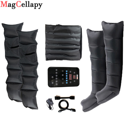 Six Chambers Air Compression Massage System Whole Body Massager Compression Pump Recovery Boots Arm Waist Sleeve Muscle Relax ► Photo 1/6