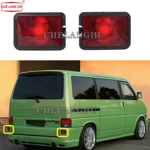 2pcs Car Light For VW Caravelle T4 1993 1994 1995 1996 1997 1998 1999 2000 2001 2002 2003 Rear Tail Fog Light Lamp NO Bulbs ► Photo 1/6