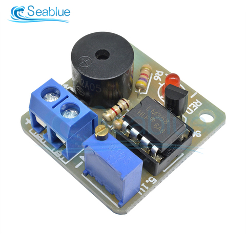 9V/12V Battery Sound And Light Alarm Against Over-discharge Protection Board Low Voltage /Under Voltage Protection Module ► Photo 1/6