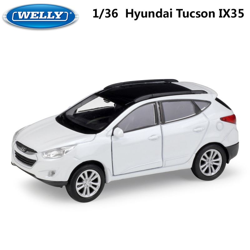 1/36 Scale Hyundai Tucson IX35 SUV Model Car Diecast Toy Vehicle Kids Pull Back
