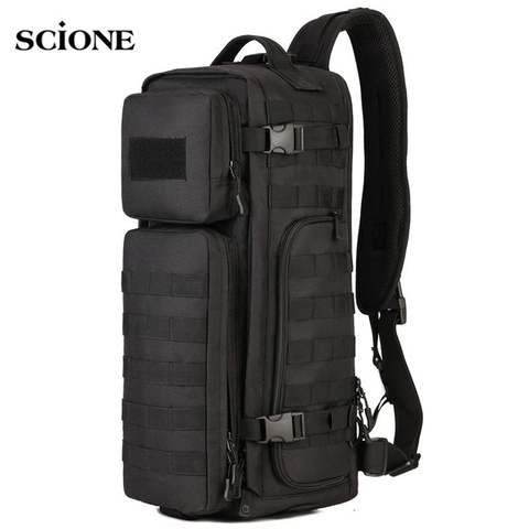 Men Chest Sling Backpack Men's Bags One Single Shoulder Man Large Travel Military Backpacks Molle Bags Outdoors Rucksack XA495WA ► Photo 1/6