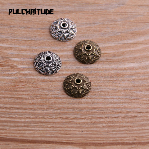  50pcs 4*12*12mm Two Color Receptacle Hollow Small Flower DIY Spaced Jewelry Accessories Charms For Jewelry Making ► Photo 1/5