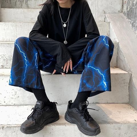 Y2k Pants Women Korean Style Wide Leg Pants Fashion Harajuku Pants For Women 2000s Aesthetic Streetwear Woman Trouser Plus Size ► Photo 1/6