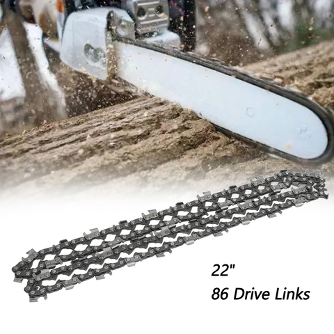 Areyourshop 22 inch Chainsaw Saw Chain 325 pitch .058 gauge 86DL 86 Drive Links Garden Tool Replacement ► Photo 1/6