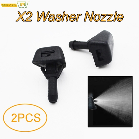 2PCS/Set Front Windscreen Windshield Wiper Washer Jet Nozzle For Volvo C30 V40 S40 V50 C70 S70 S80 XC70 XC90 Water Spray ► Photo 1/6