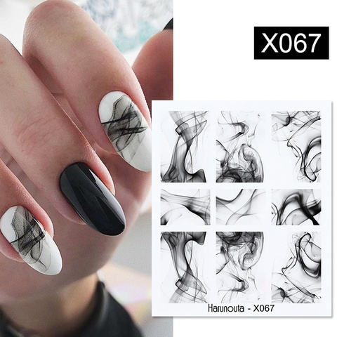 1 Sheet Harunouta Black Ink Painting Nail Water Decals Summer Theme Fruit  Flower Alphabet Leaves Nail Art Water Stickers - Price history & Review |  AliExpress Seller - Harunouta Official Store 