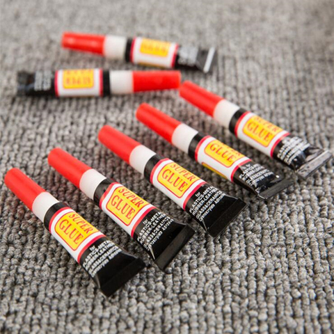 10pcs Liquid Super Glue 502 Instant Strong Bond Leather Wood Rubber Metal Glass Cyanoacrylate Adhesive Stationery Store Nail Gel ► Photo 1/5