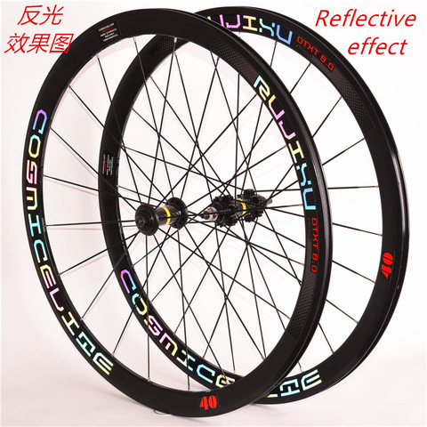 700C 40mm fixed gear wheelset track bicycle carbon HUB Aluminum alloy rim wheelset alloy rim  Anti-cursor ► Photo 1/1
