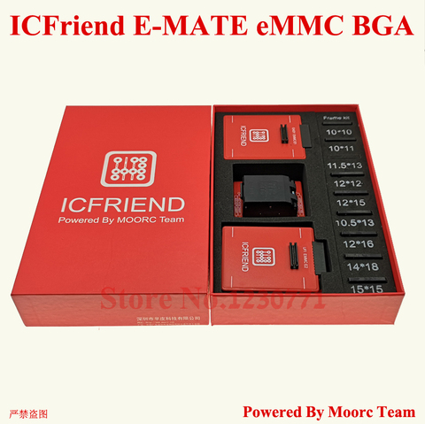 news  High speed E-MATE X SOCKET  E MATE  BOX EMMC BGA 13 IN 1 for 100 136 168 153 169 162 186 221 529 254 for Easy Jtag UFI box ► Photo 1/1