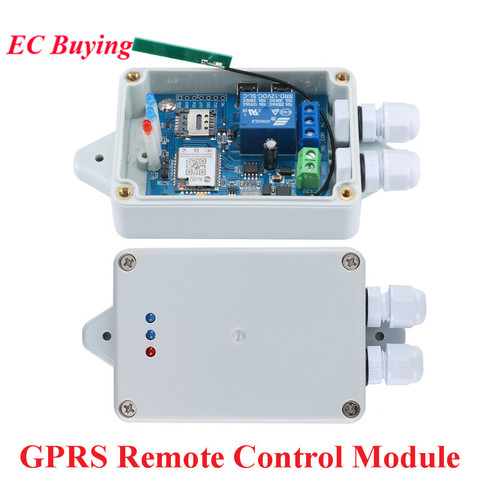 GPRS Remote Control Switch Module IOT Smart Remote Switch Smart Home Pump Controller Module DC 12V ► Photo 1/6