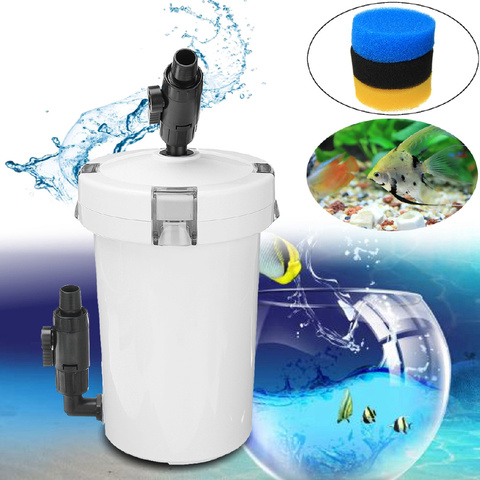 SUNSUN HW-602 HW-603 Super Silent 4-Stage External Canister Filter Pump Aquarium Filter Bucket for 60cm Fish Tank with Sponge ► Photo 1/6