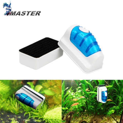 2017 New Magnetic Aquarium Fish Tank Glass Algae Scraper Cleaner Magnetic Brush Aquarium Tank Fish Aquarium Tools Floating Brush ► Photo 1/5