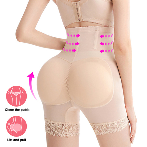 Women's FAKE ASS Butt Lifter Hip Enhancer Buttock Padded Shaper Panty  Underwear