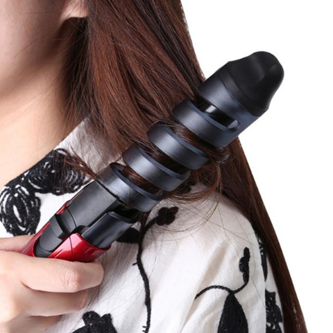 Professional Portable Hair Salon Spiral Curl Styler Ceramic Perfect Curling Iron Hair Curler Waver Electric Culring Wand ► Photo 1/6