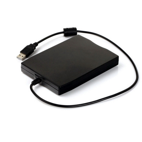 External USB Floppy Disk Drive 3.5 inch 1.44MB FDD Black Portable External Interface Floppy Disk for Laptop ► Photo 1/6
