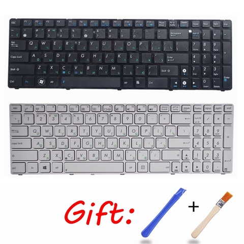 RU Russian laptop keyboard FOR ASUS G73 G73Jw K52D K52DR K52DY K52JK K52JR K52JT K52JU K52JV K53SV K53SC 04GN0K1KRU0 ► Photo 1/6