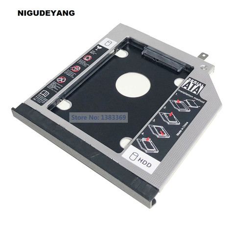 SATA 2nd Hard Drive SSD HDD Module Caddy Frame Adapter for Asus X550 A550 K550 F550 With Bezel and Bracket ► Photo 1/5