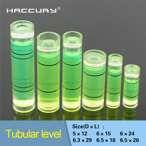 HACCURY Acrylic Bubble level Water level vials meter Mini spirit level measurement instrument ► Photo 1/6