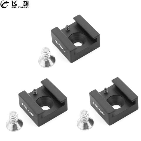 3x Hot Shoe Mount Adapter Metal Hotshoe 1/4