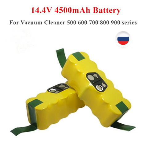 14.4V 4500mAh Ni-MH Battery for iRobot Roomba 500 510 530 532 534 535 540 550 560 562 570 580 600 610 700 760 770 780 800 980 R3 ► Photo 1/4