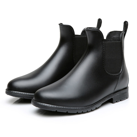 Men Rain boots man Chelsea boots male Ankle boots men Casual Boots Men rubber rain shoes Waterproof Best-selling style jm8 ► Photo 1/4