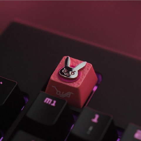 LOL/OW/DOTA  Theme Keycaps Hand-Engraved Aluminium Alloy Embossment  Backlit Key caps for Mechanical MX Compatible Keyboards ► Photo 1/6