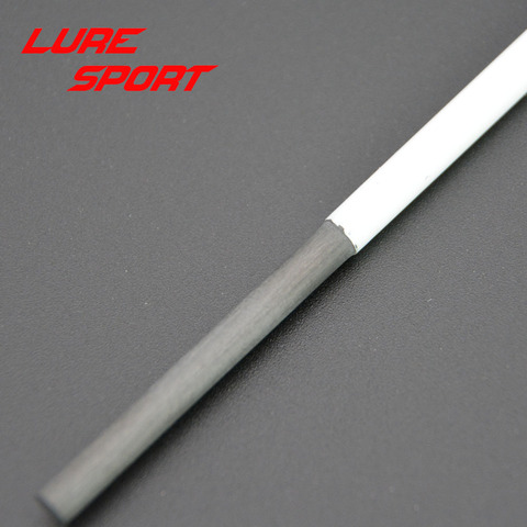 LureSport 3pcs 43cm Solid carbon rod blank with Step white paint Rod building components  Pole Repair DIY Accessories ► Photo 1/3