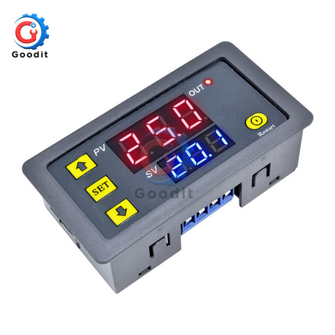 AC 110V 220V 12V Digital Time Delay Relay Dual LED Display Cycle Timer Control Switch Adjustable Timing Relay Time Delay Switch ► Photo 1/6