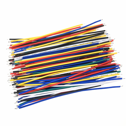 130PC 24AWG Breadboard Jumper Cable Wires Kit Tinning Double Tinned Component Pack Colorful 13 Types 10 Pcs each 5CM 8CM 10CM ► Photo 1/4