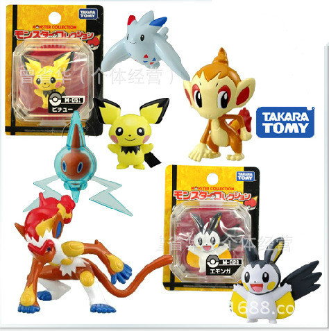 Genuine TOMY Pet Elf Pokemon Toy POKEMON Pokemon Pikachu Doll Decoration Christmas Gift ► Photo 1/6