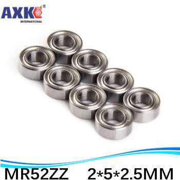 Free shipping 10pcs High quality Low-speed bearings MR52 Z MR52ZZ SMR52ZZ  MR52Z L-520ZZW52 2x5x2. 5 mm 2*5*2.5 mm ► Photo 1/6