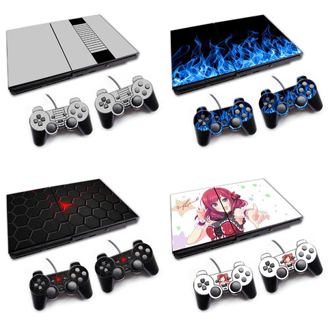 Customized Vinyl Controller Skin Sticker Covers for PS2 slim 70000 series ► Photo 1/6